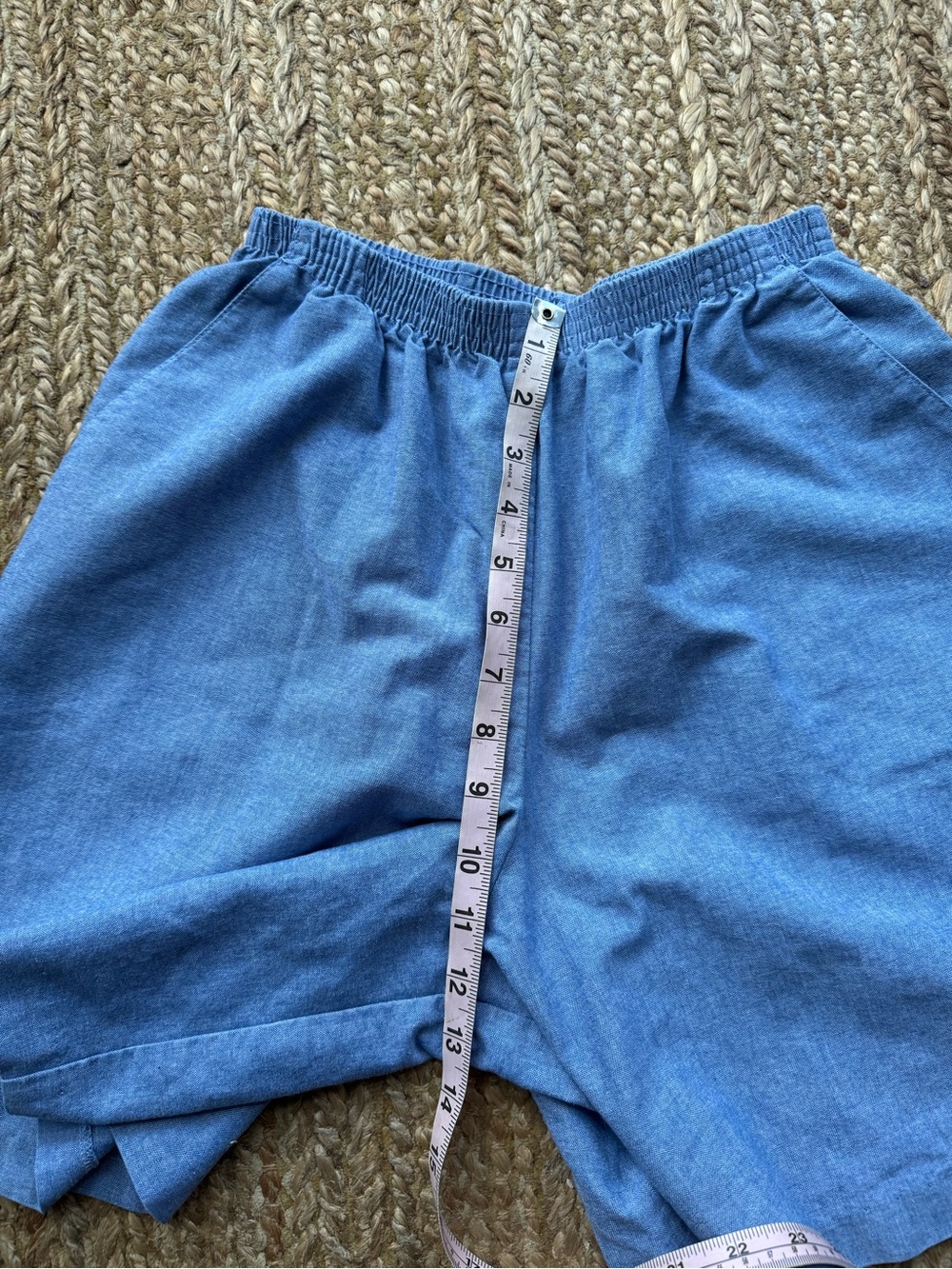 Vintage Alfred Dunner high waisted chambray shorts - Picture 8 of 8